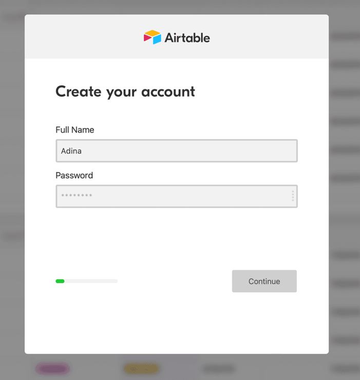 airtable signup