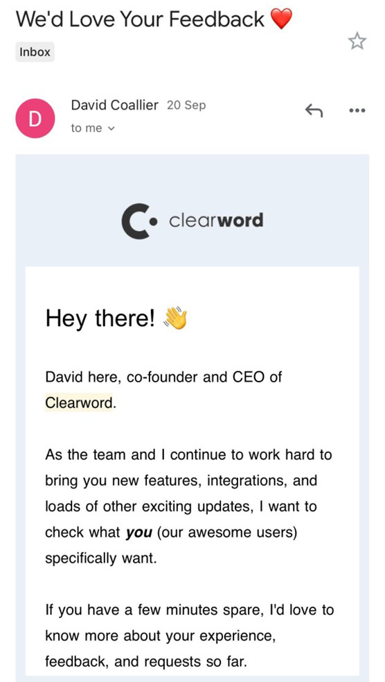 Case study Clearword