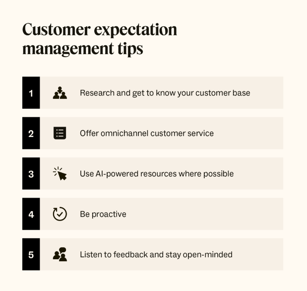 Customer management tips