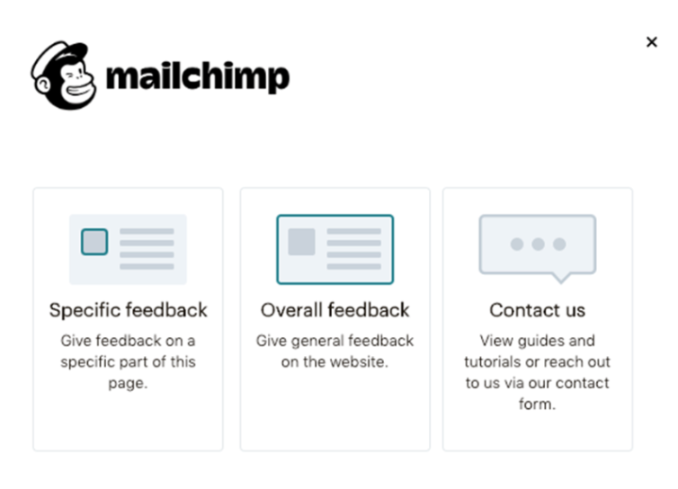 Mail chimp example 